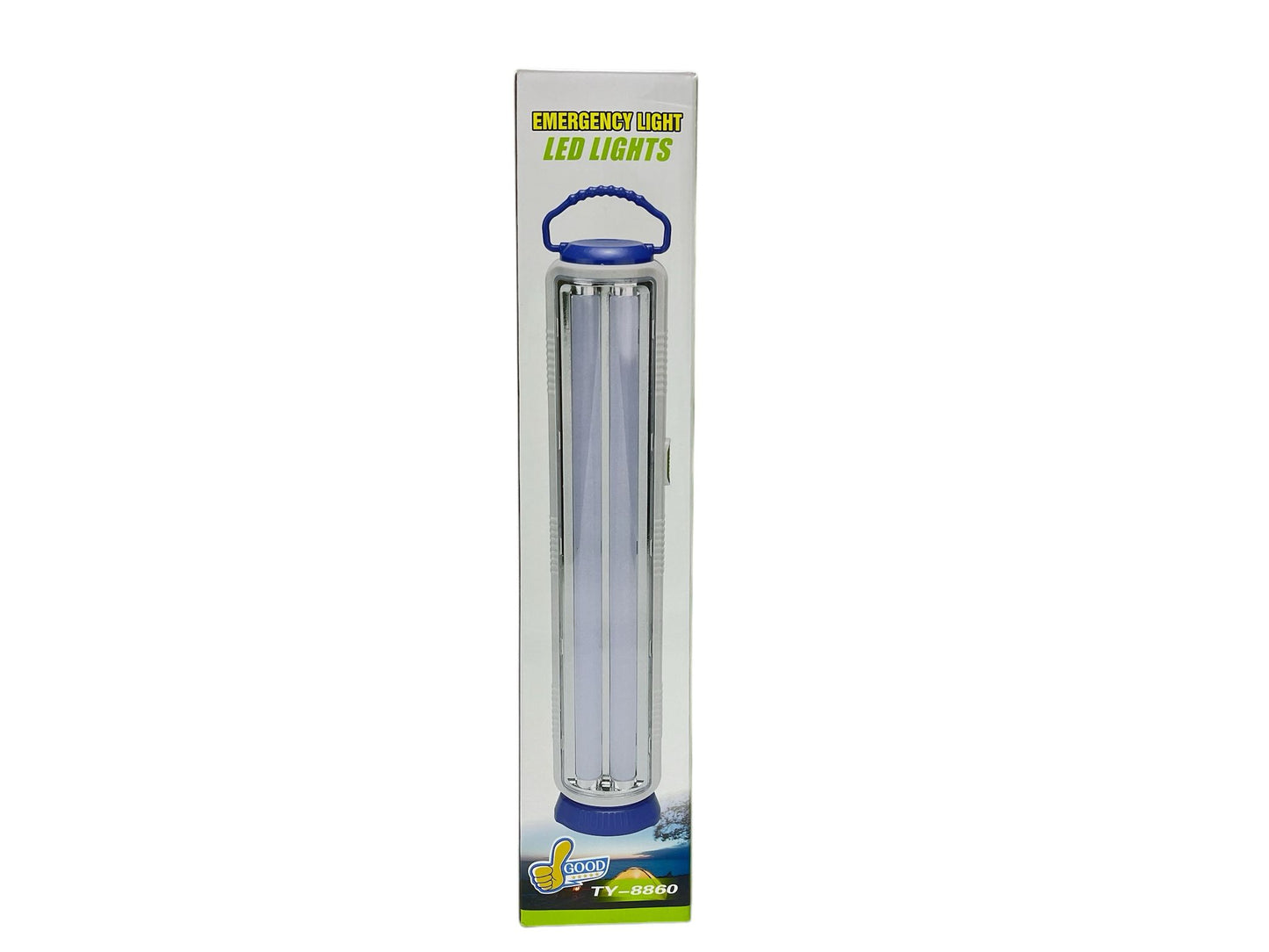 LUZ VERTICAL CON DOS TUBOS LED
