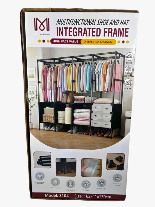 Ropero Abierto c/ Perchero Triple