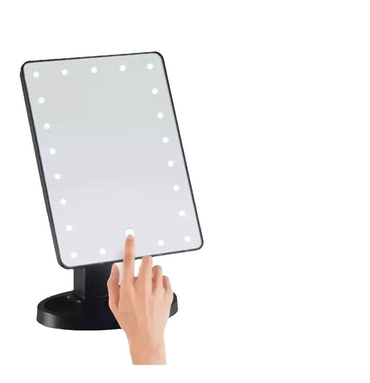 ESPEJO CUADRADO CON 16 LED