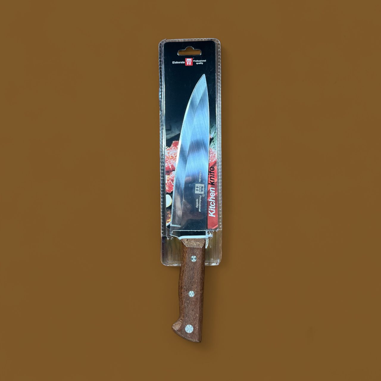 Cuchillo 8" mango madera ELABORATE