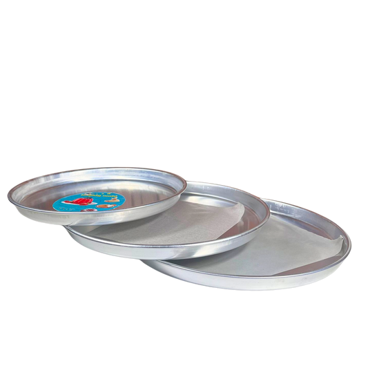 Asadera Redonda x3 Llanas