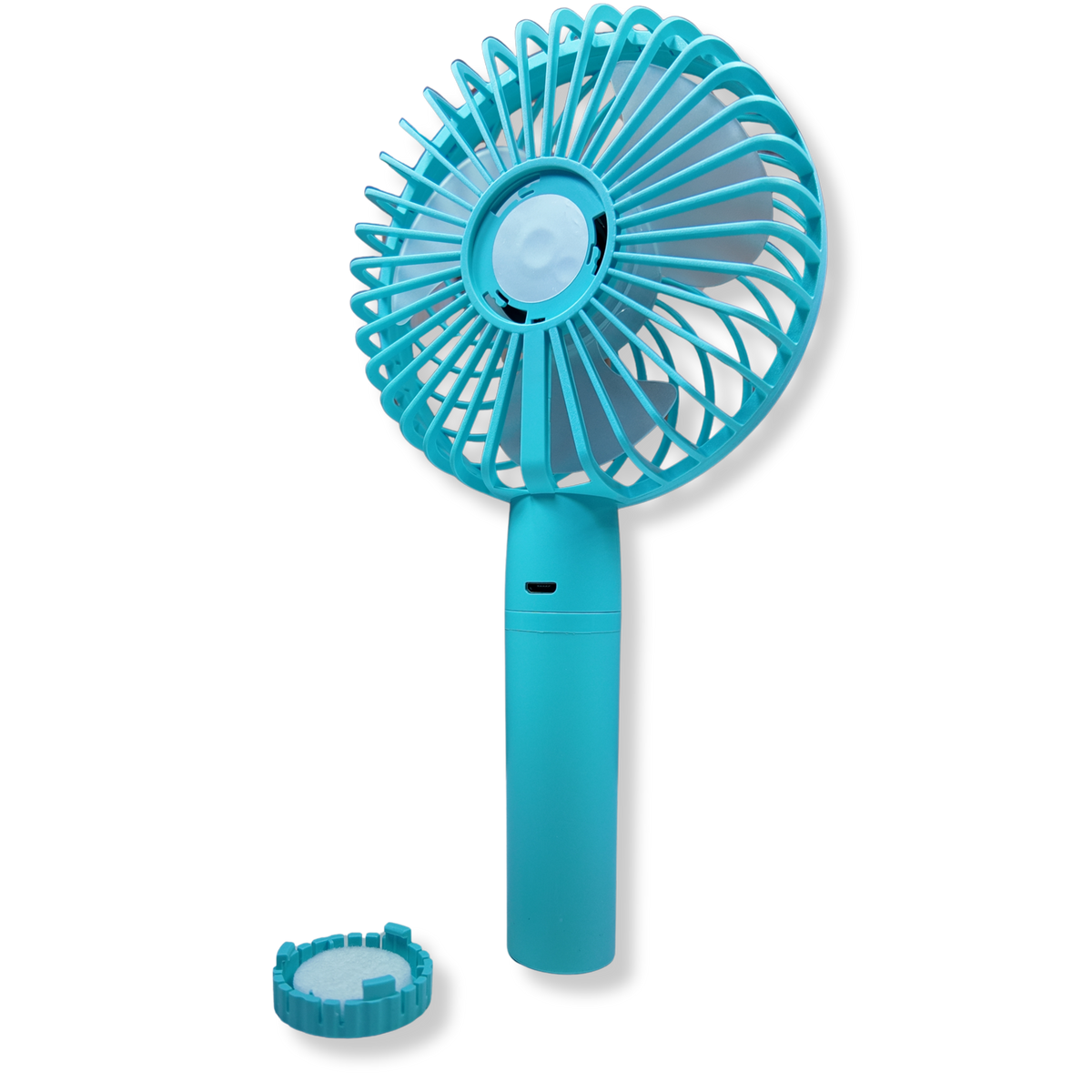 Ventilador Recargable + Pastilla Aromatizante