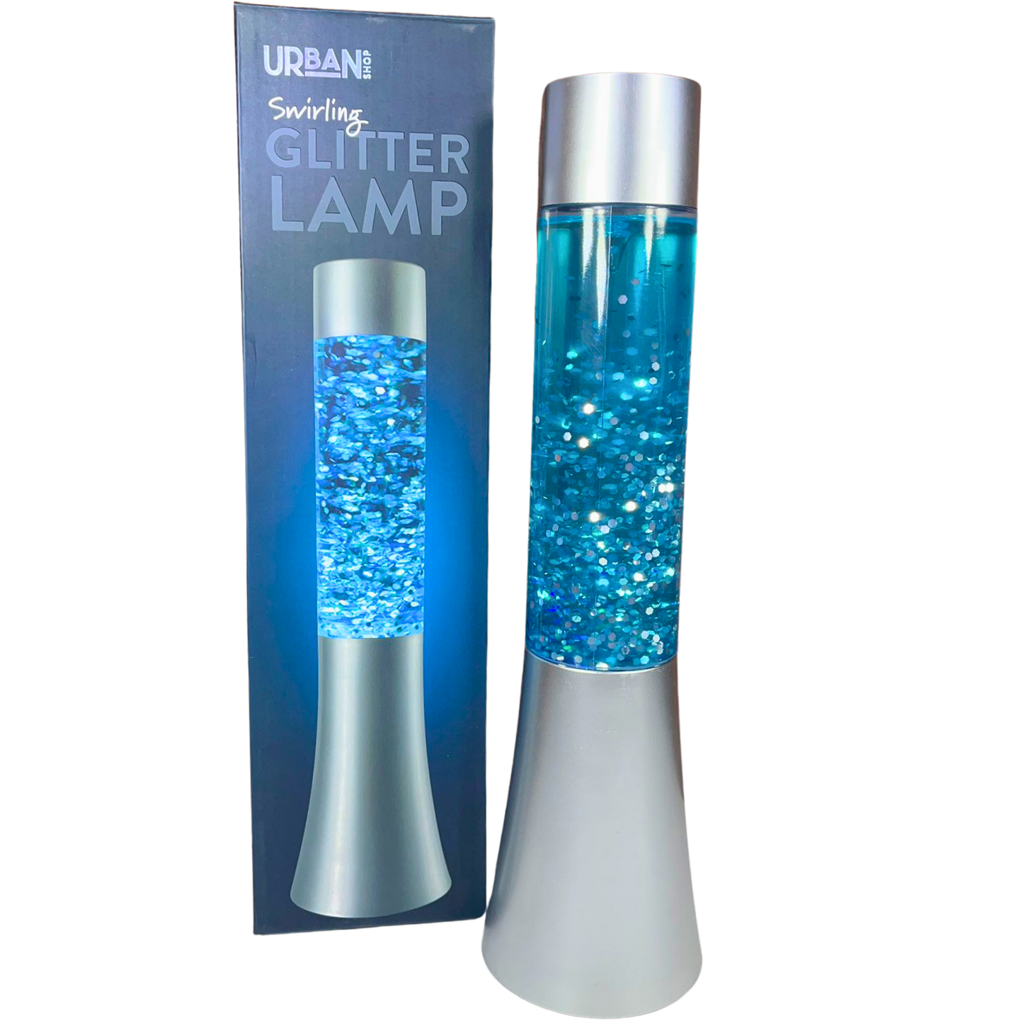 Lampara de Glitter a Pila