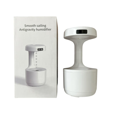 Humidificador con Reloj Iluminación Multifuncional