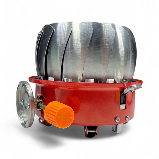 Cocina redonda a gas de camping
