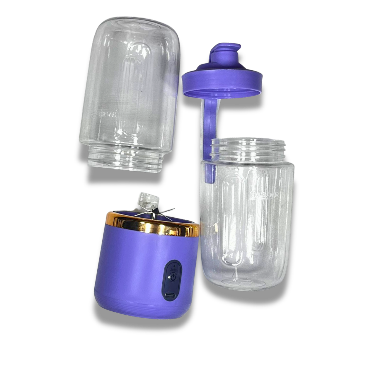 Licuadora Recargable Doble Vaso