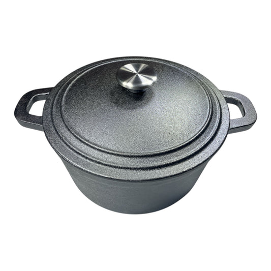 Olla de hierro con tapa 24cm