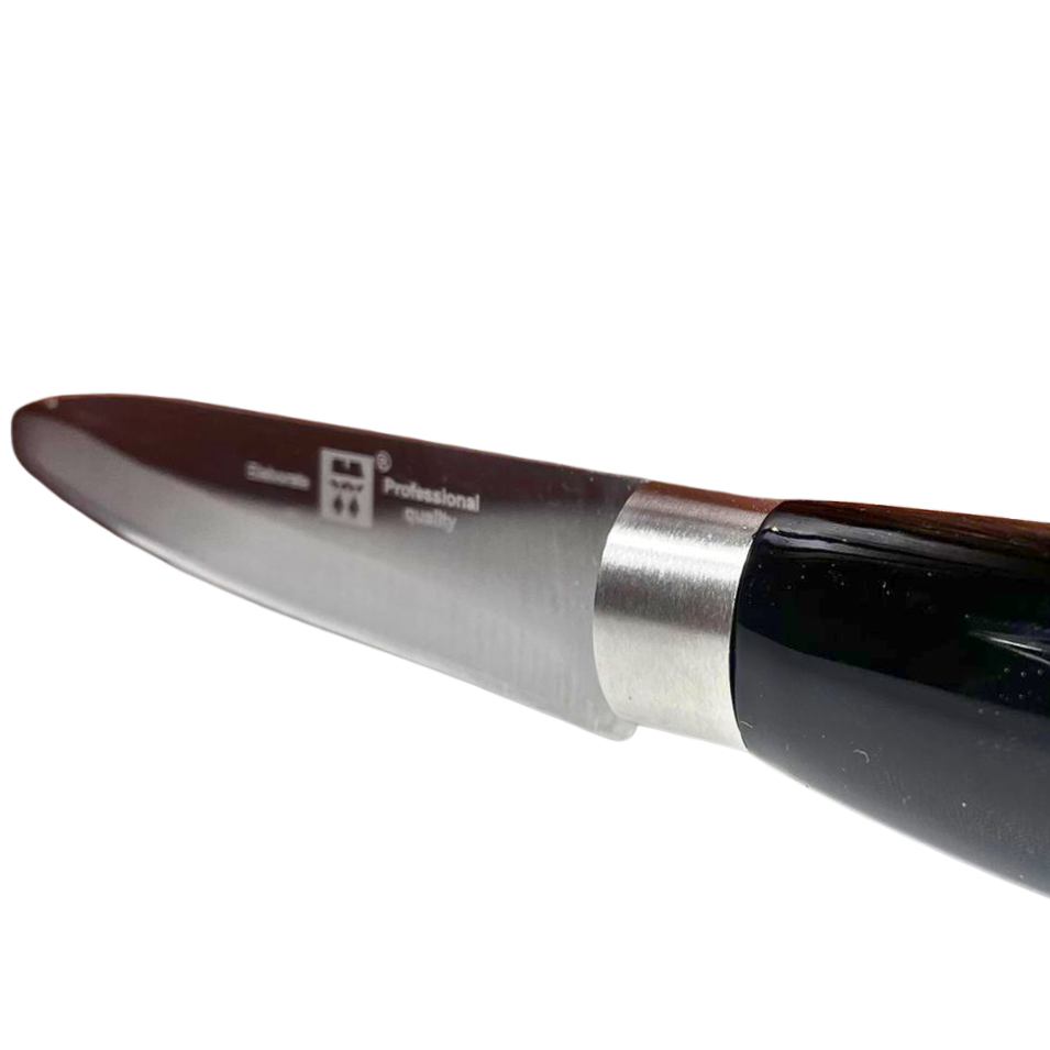 Cuchillo Elaborate 5" Mango Negro Redondeado