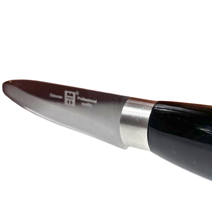 Cuchillo Elaborate 5" Mango Negro Redondeado