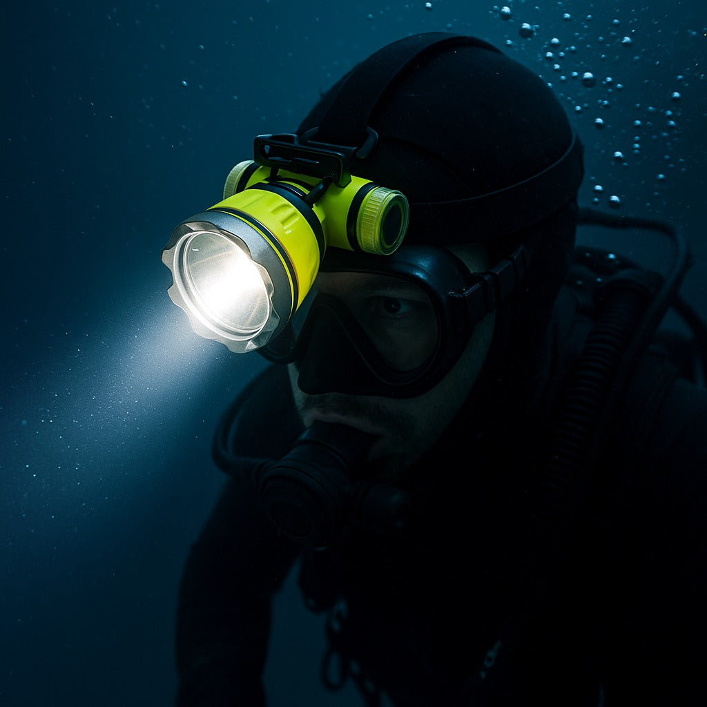 Linterna Minero Sumergible