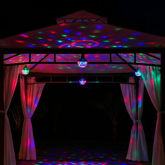 Luz de colores recargable audioritmica