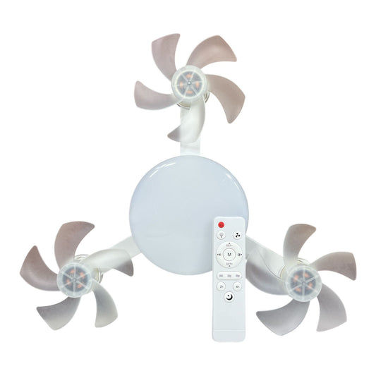 Luz dron c/ ventilador x3