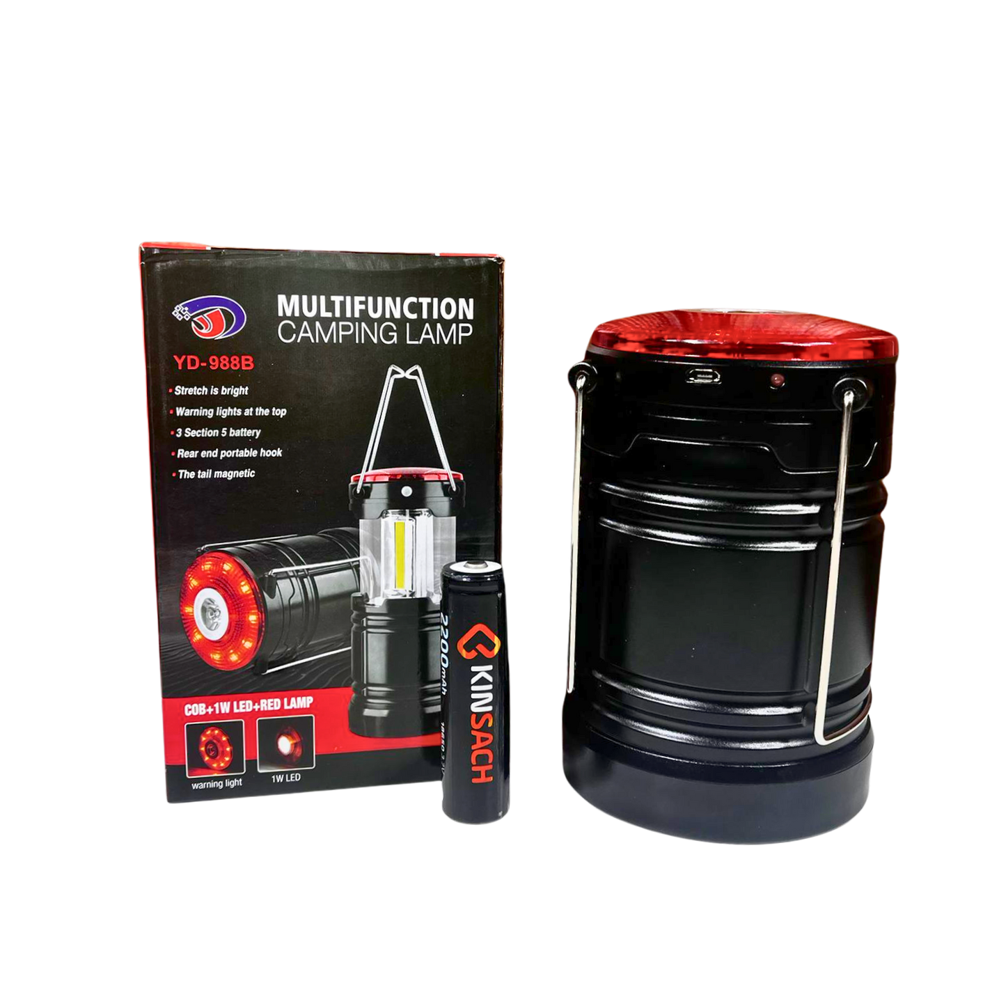 Farol/Baliza Plegable + Bateria de Litio