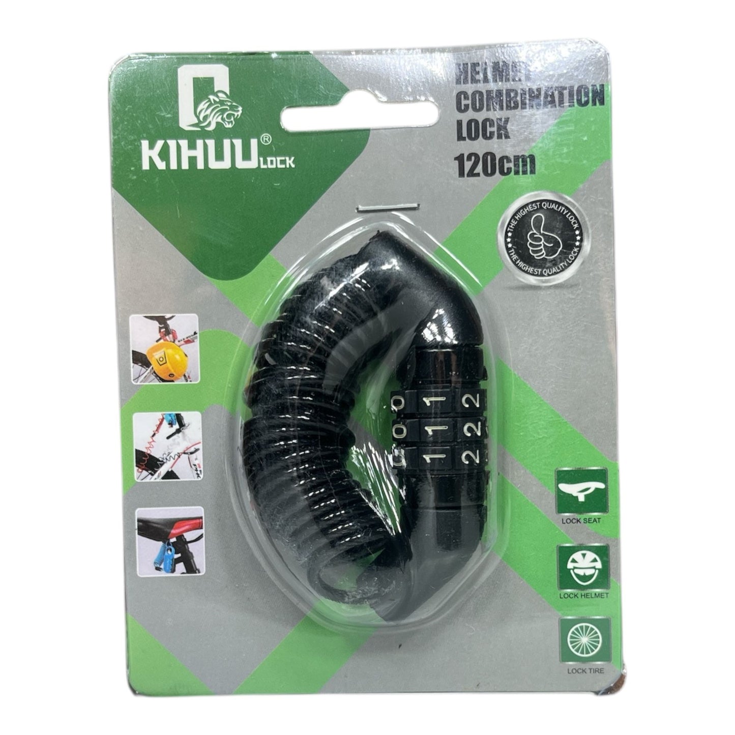 CANDADO COMBINACION HELMET