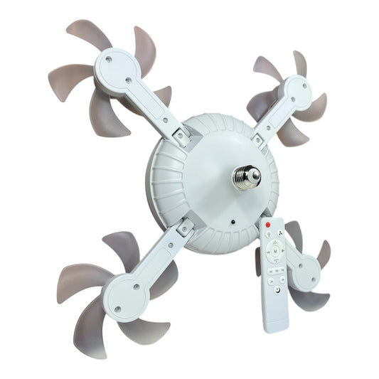 Ventilador + Luz redondo x4