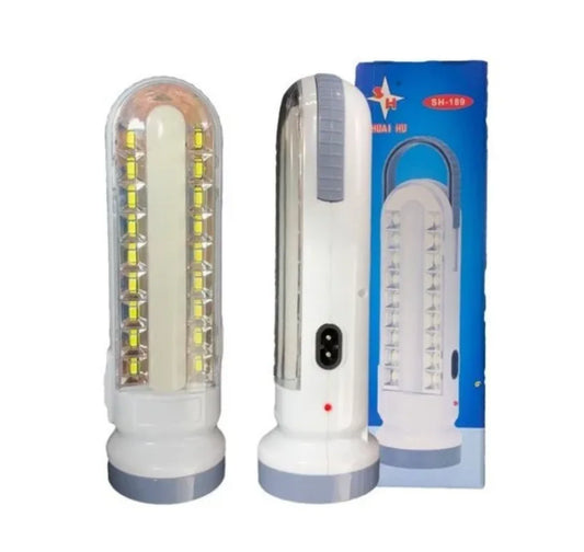 LINTERNA C/TUBO Y LED RECARGABLE Y A PILA MODELO189S