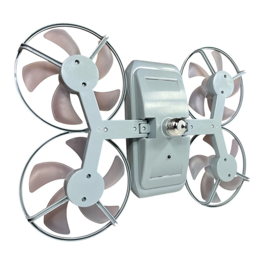 Luz DRON x4 c/ ventilador