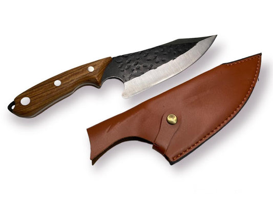 Cuchillo Curvo Vaina cuero