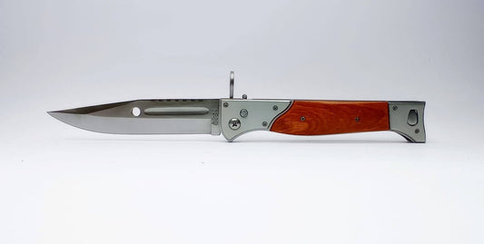 NAVAJA MODELO AK47 MANGO DE MADERA