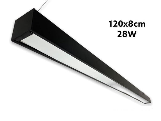 Plafón LED 28w de 120x8cm