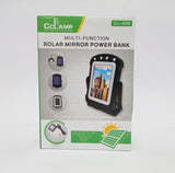 FOCO SOLAR ESPEJO CL-506 RECARGABLE CON LÁMPARA Y ENTRADA USB