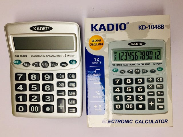 Calculadora KD-1048B Electrónica 12 dígitos