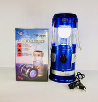 FAROL PLEGABLE CHICO RECARGABLE CON PANEL SOLAR Y ENTRADA USB