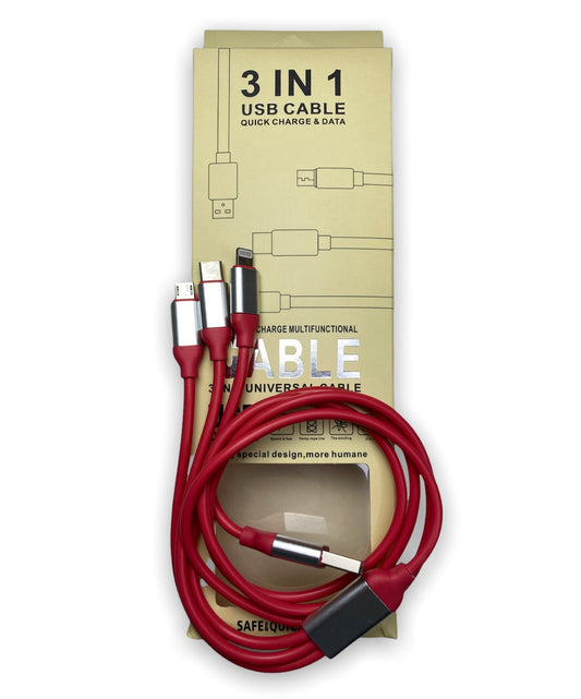 CABLE USB TRIPLE